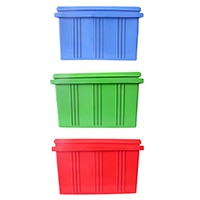 Polyethylene-based storage bins and containers