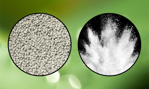 Pellets and powder